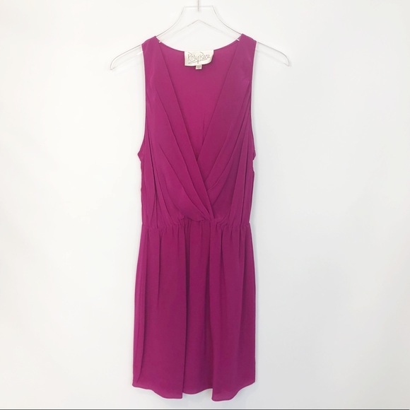 Rory Beca Maya Silk Dress in Magenta Small - Picture 3 of 7